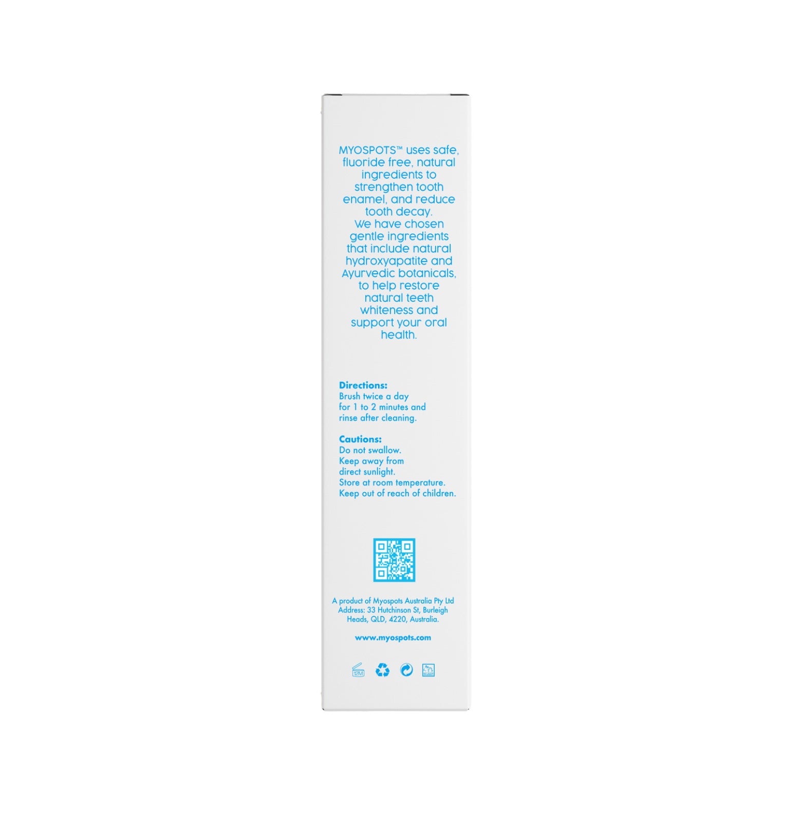 Natural toothpaste (with hydroxyapatite)