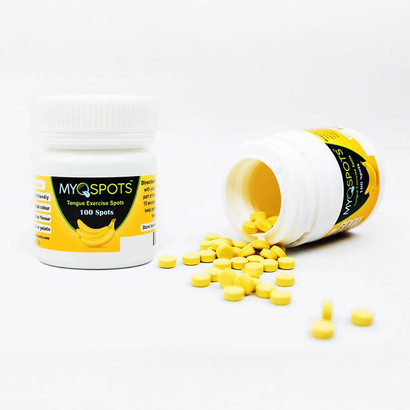 Myospots in banana flavour product image open container