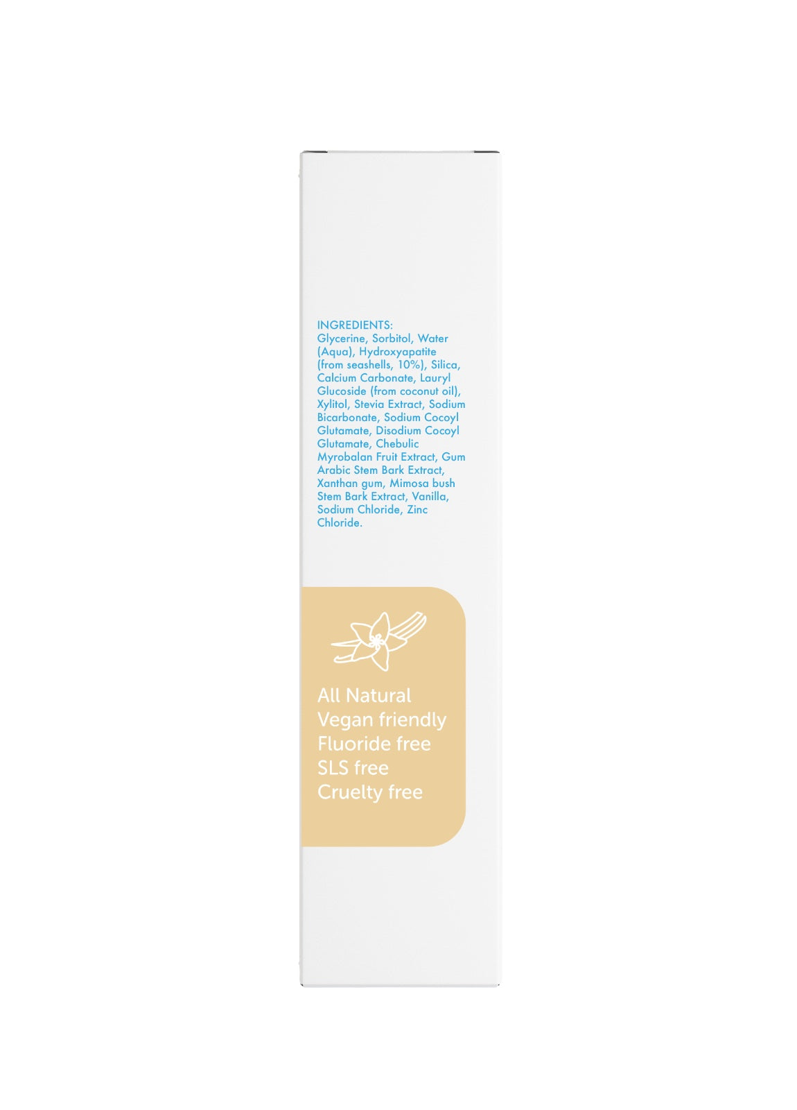 Natural toothpaste (with hydroxyapatite)