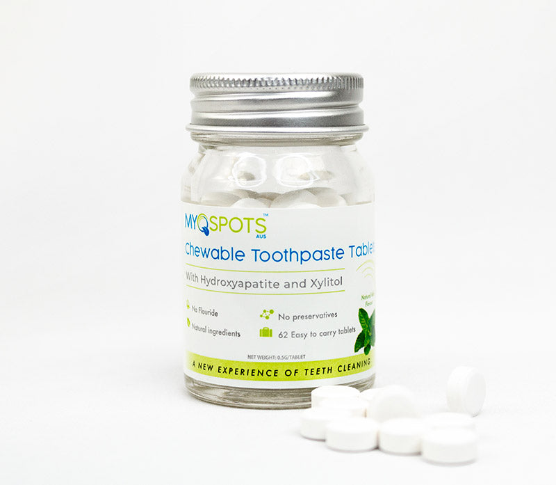 Natural toothpaste tablets &lt;br&gt;&lt;span&gt;(with hydroxyapatite)&lt;/span&gt;